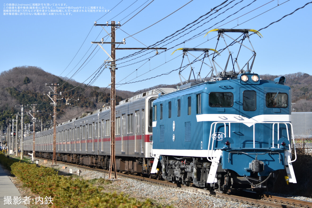 【東武】10030系11661F+11441F南栗橋工場入場回送の拡大写真