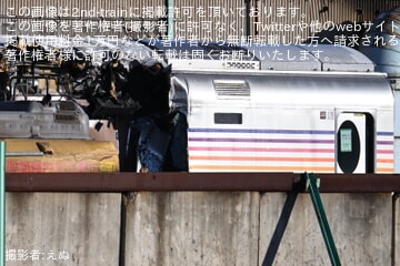 【JR東】E26系「カシオペア」が長野総合車両センターで「車体」解体開始