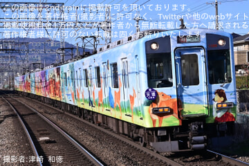 【近鉄】天理教お節会ヘッドマークを取り付け(2026)