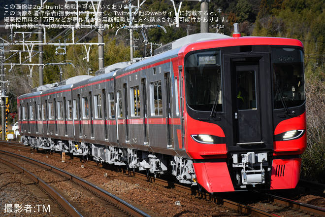 【名鉄】9500系9528F新車性能確認試運転 - 名電赤坂駅にて撮影