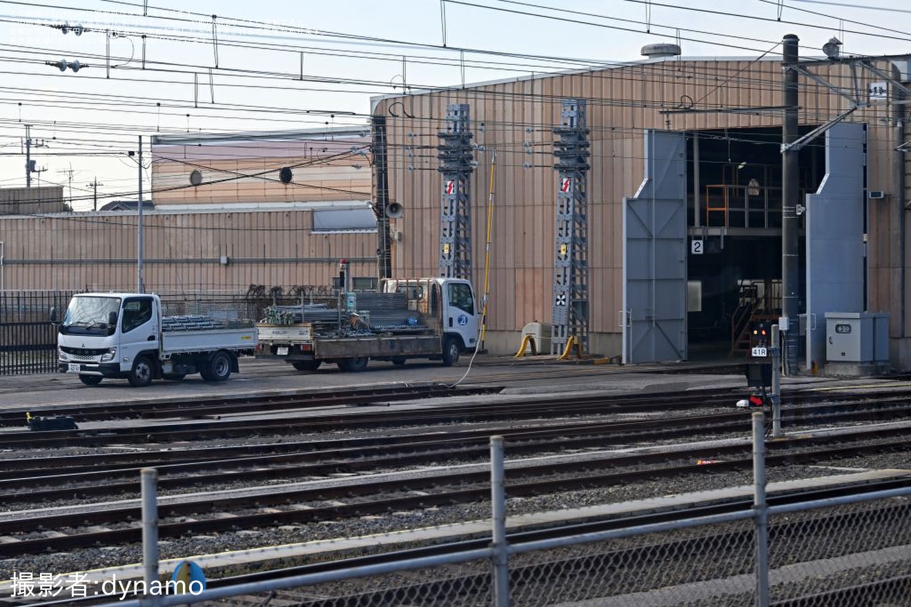 【京成】ジェントルピンク塗装最後の80000形80056編成がくぬぎ山車両基地へ入場の拡大写真