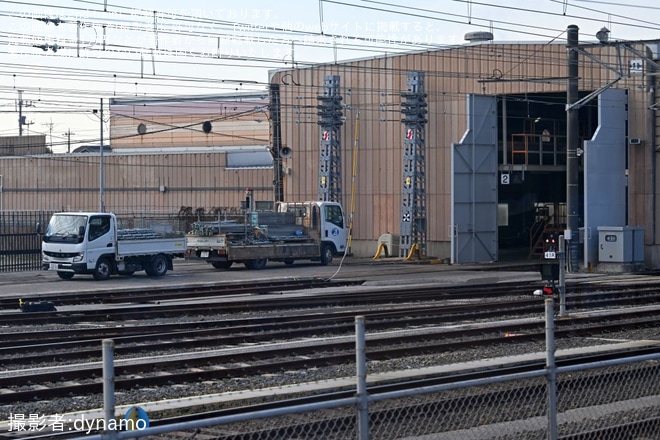 【京成】ジェントルピンク塗装最後の80000形80056編成がくぬぎ山車両基地へ入場（2枚目）