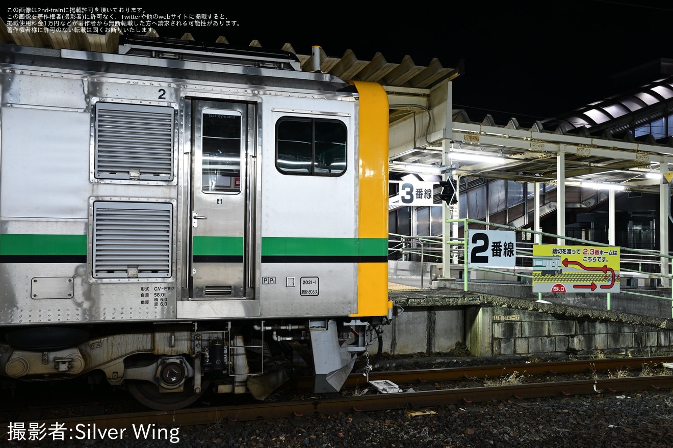 【JR東】キハ101-3郡山総合車両センター入場配給の拡大写真