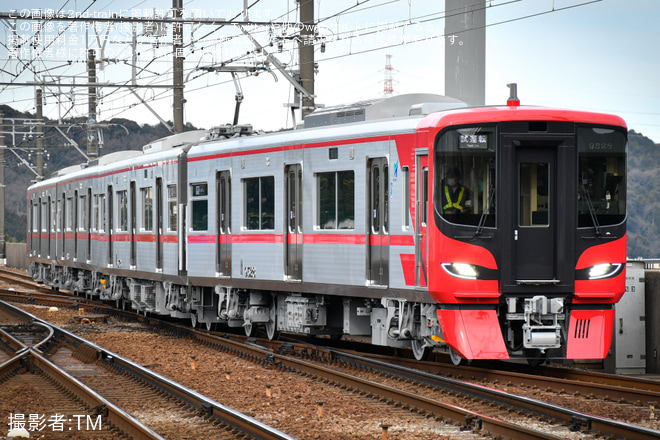 【名鉄】9500系9528F新車性能確認試運転 - 本宿駅にて撮影