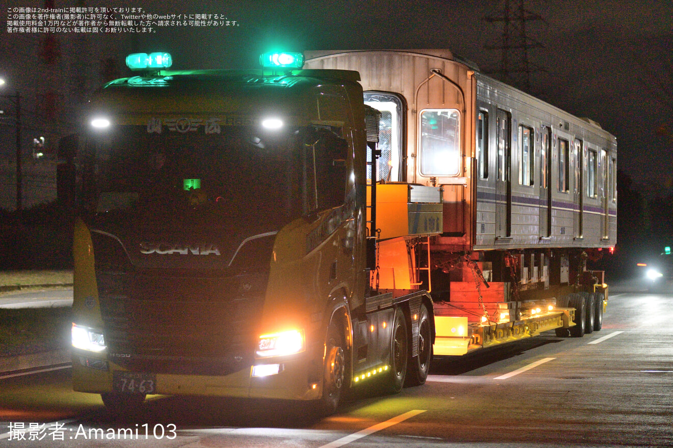 【大阪メトロ】22系22657F廃車陸送の拡大写真