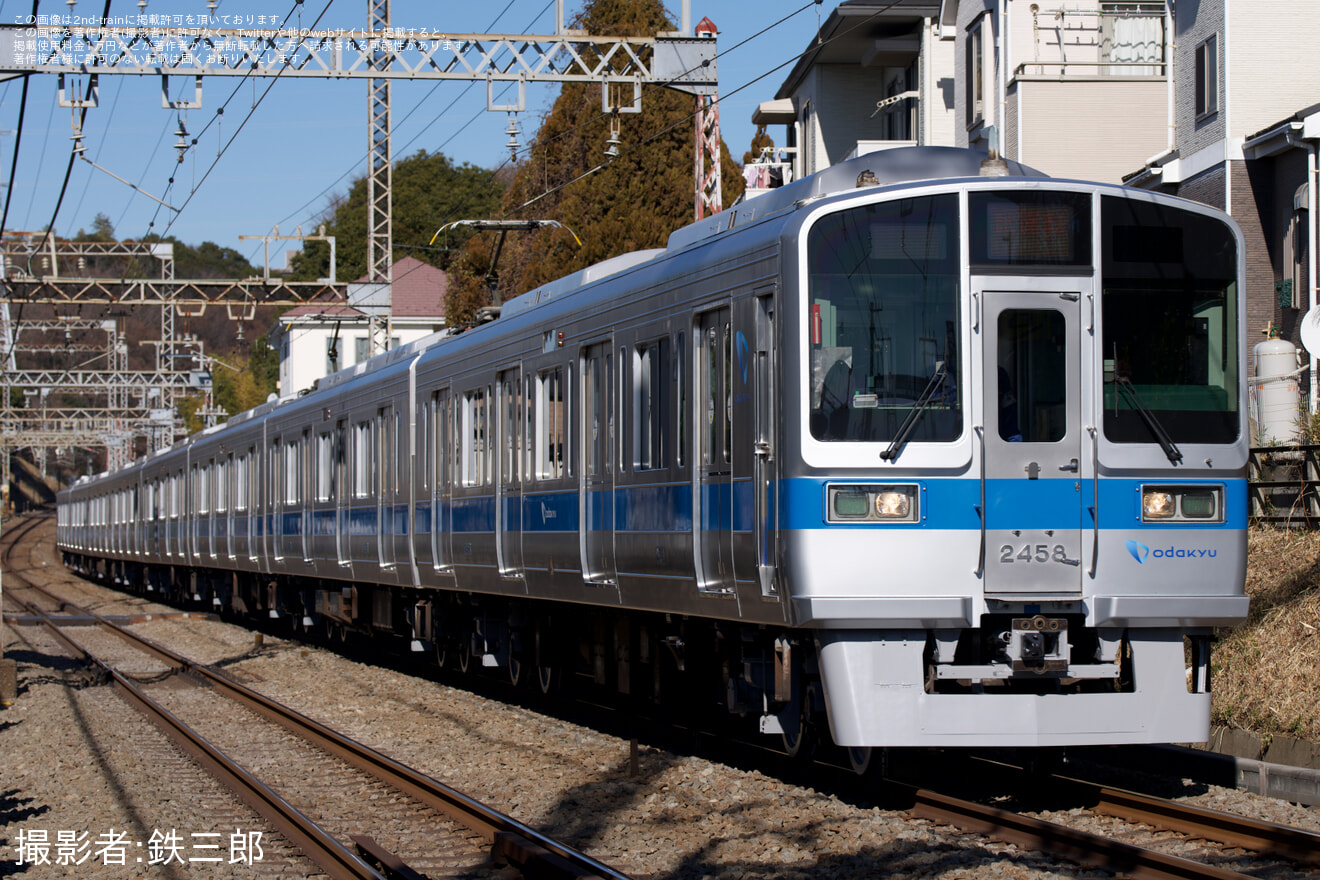 【小田急】2000形2058編成大野総合車両所出場試運転の拡大写真