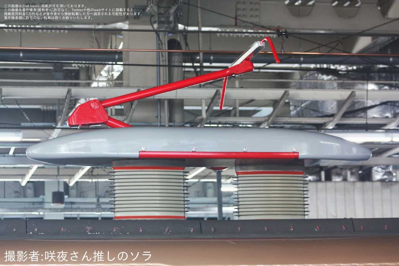 【JR東】E7系F5編成新幹線総合車両センター出場試運転の拡大写真