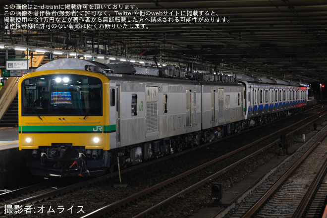 【JR東】E131系800番台N9編成 新潟車両センターから配給輸送を大宮駅で撮影した写真