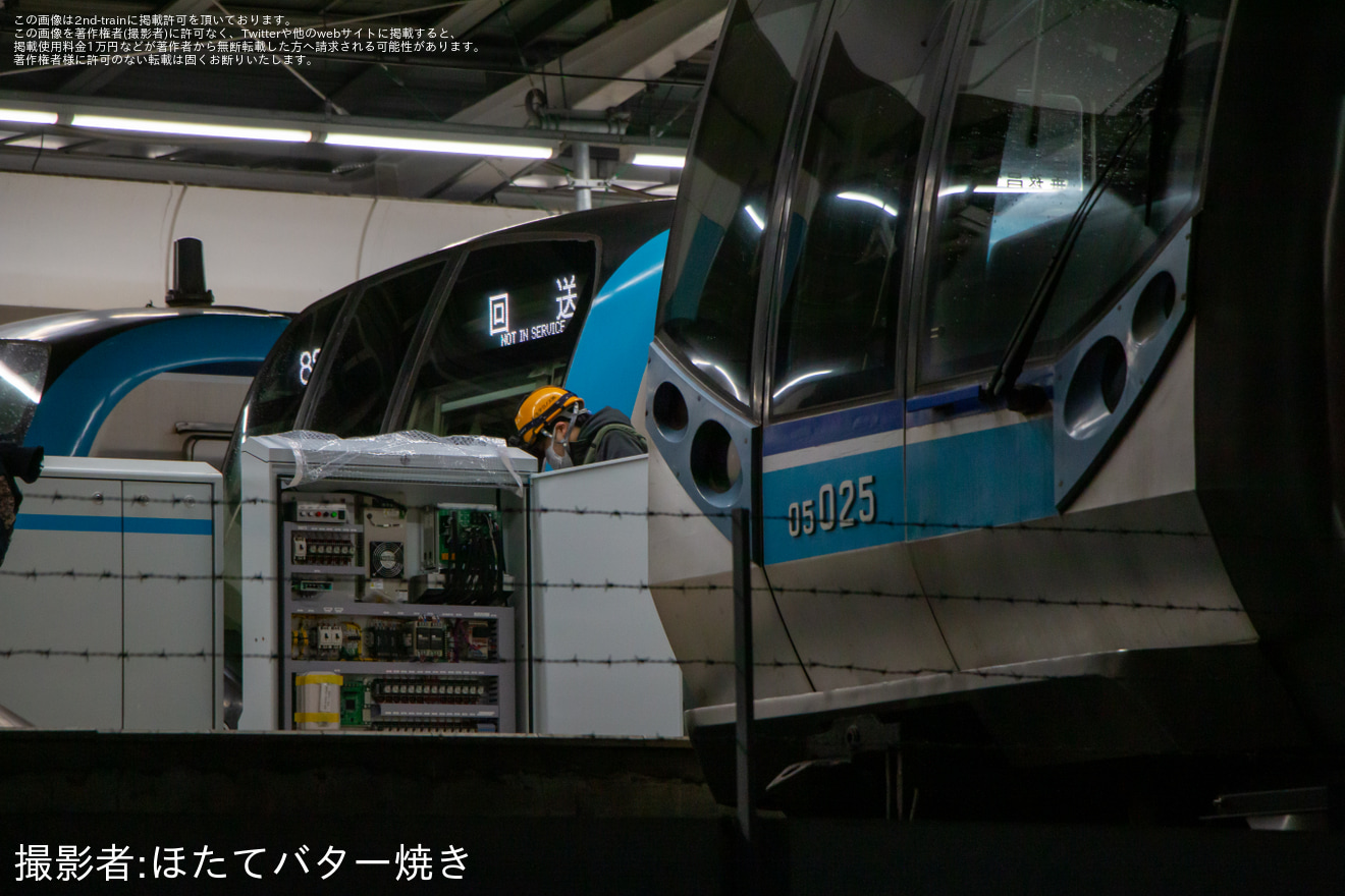 【メトロ】西船橋駅7番線にホームドアが設置の拡大写真