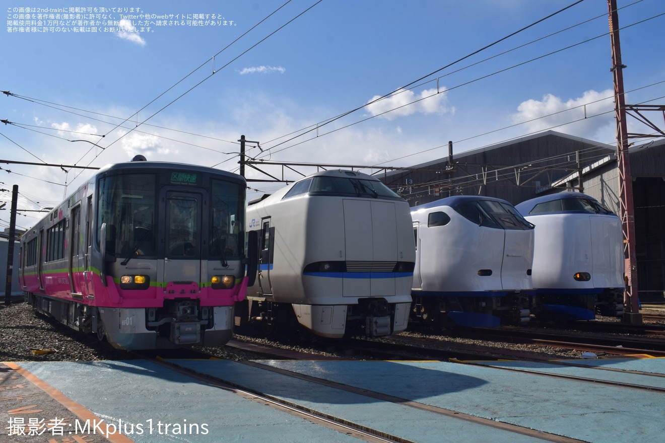 【JR西】吹田総合車両所「車両撮影ツアー」開催(2026年1月)の拡大写真