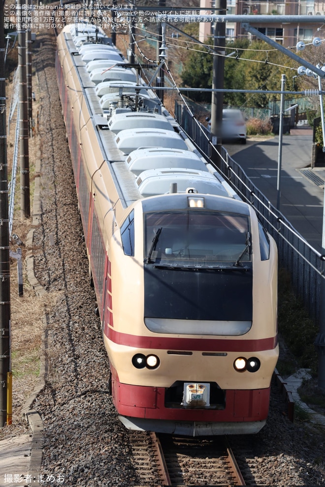 【JR東】開運成田山初詣群馬号が運行(2026)を不明で撮影した写真