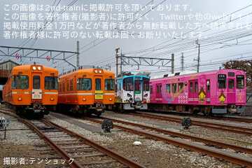 【一畑】2100系2104編成の引退を記念した撮影会が開催