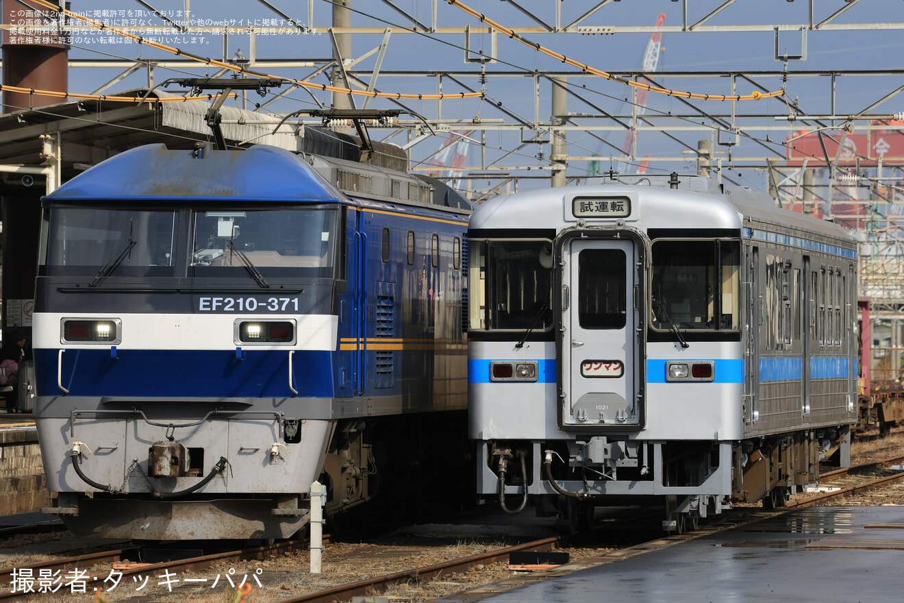 【JR四】1000形1021号車が検査を終えて多度津工場出場の拡大写真