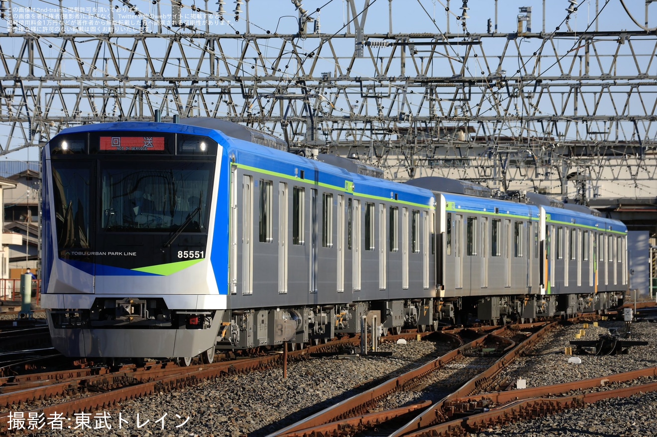 【東武】80000系(80050型)81551F 津覇車輌出場・南栗橋工場入場回送の拡大写真