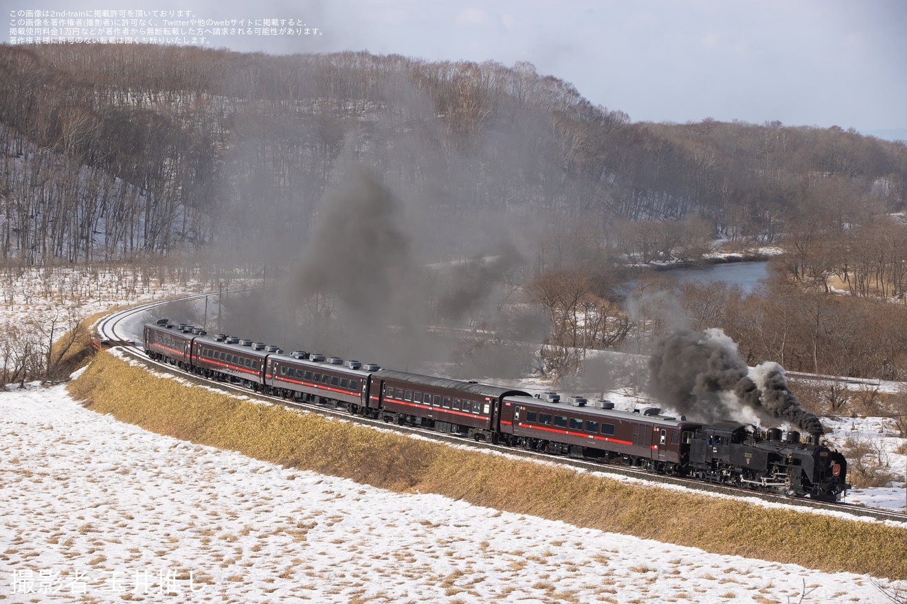 【JR北】SL冬の湿原号試運転(2026)の拡大写真