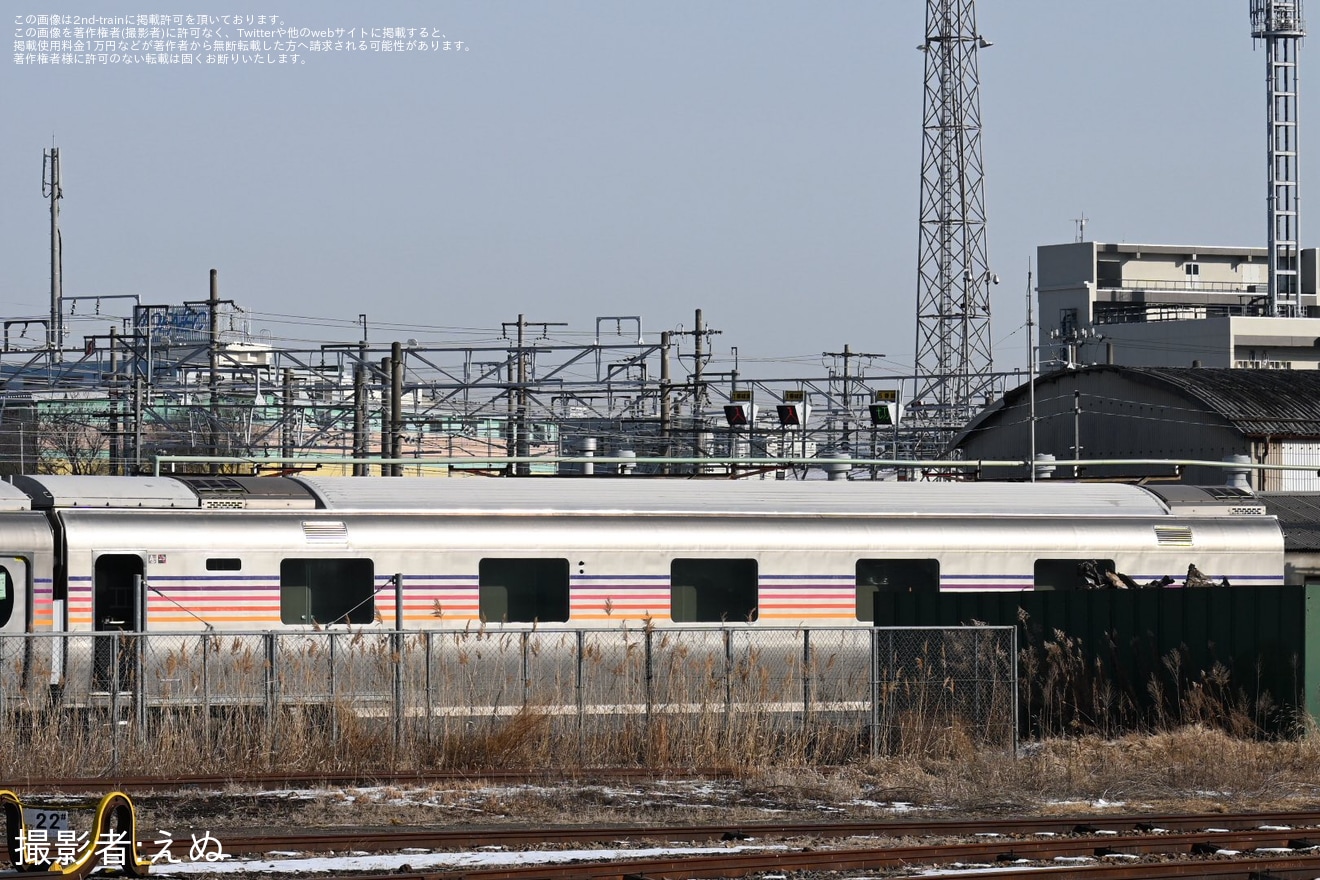 【JR東】E26系「カシオペア」新たに3両(2・4・5号車)が解体線への拡大写真