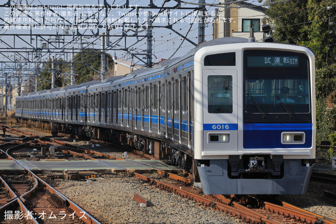 【西武】6000系6116F 武蔵丘車両検修場出場・ATO調整試運転を清瀬駅で撮影した写真