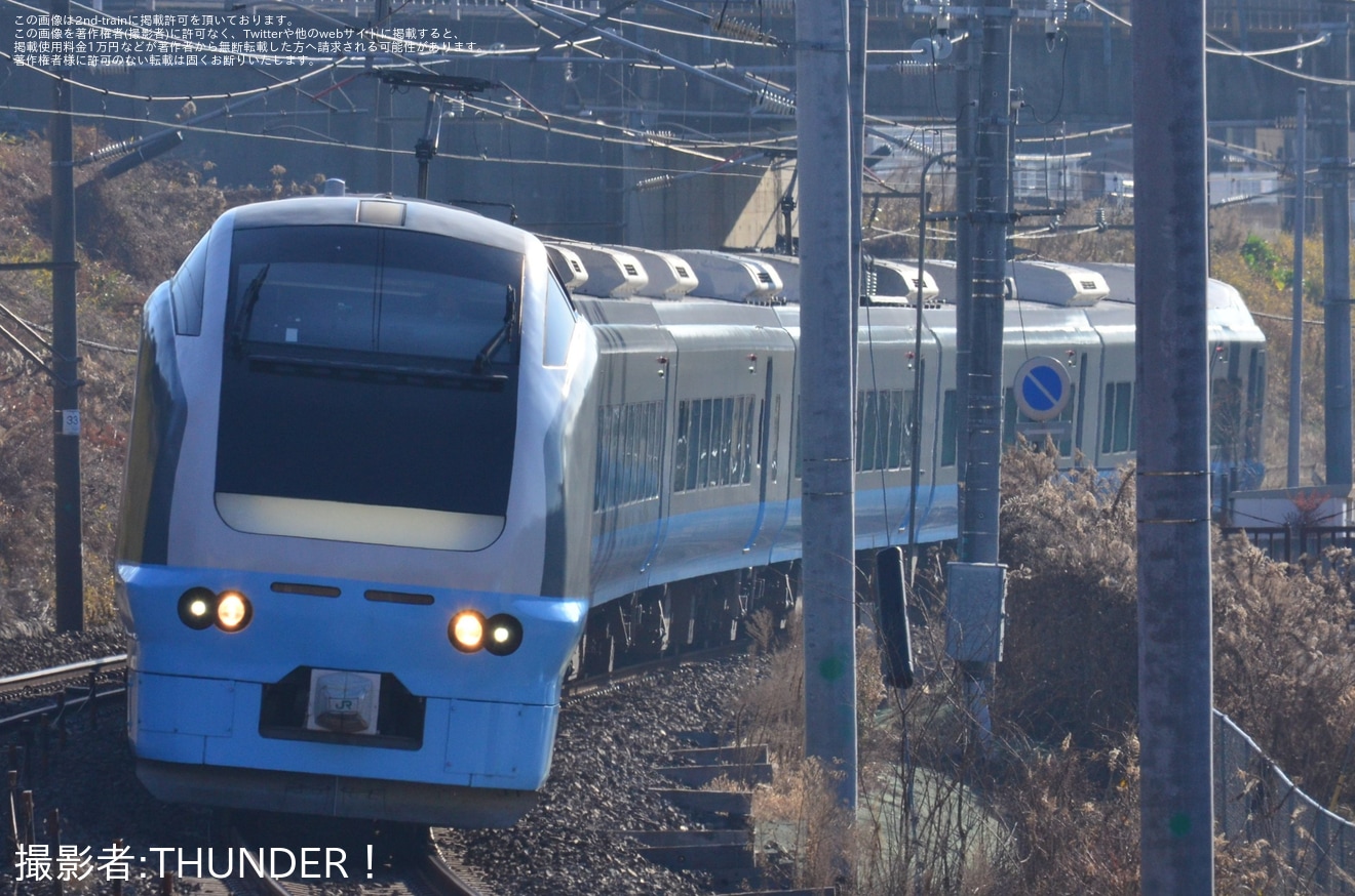 【JR東】運用離脱していたE653系K71編成が送り込みのため回送の拡大写真