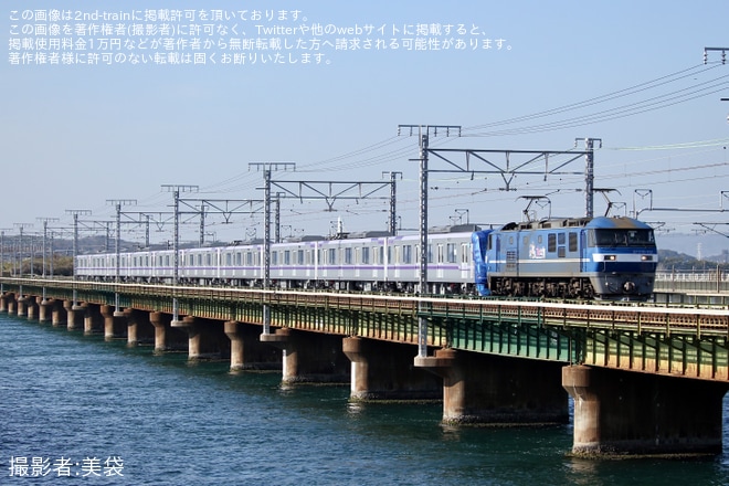 【メトロ】18000系18113F出場甲種輸送を不明で撮影した写真