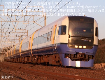 【JR東】255系マリBe-03編成が幕張車両センターへ返却回送