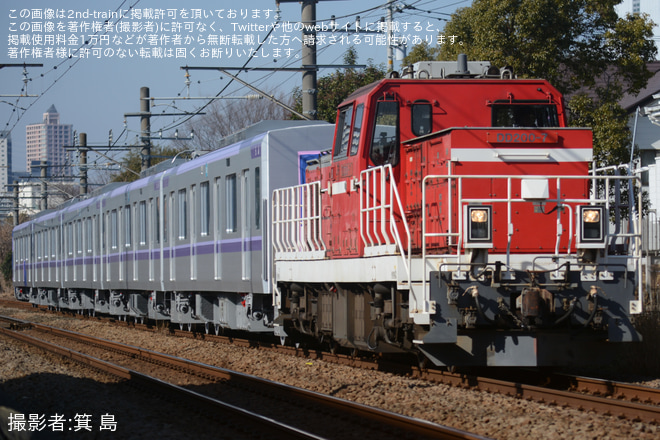 【メトロ】18000系18113F出場甲種輸送を橋本～相模原間で撮影した写真