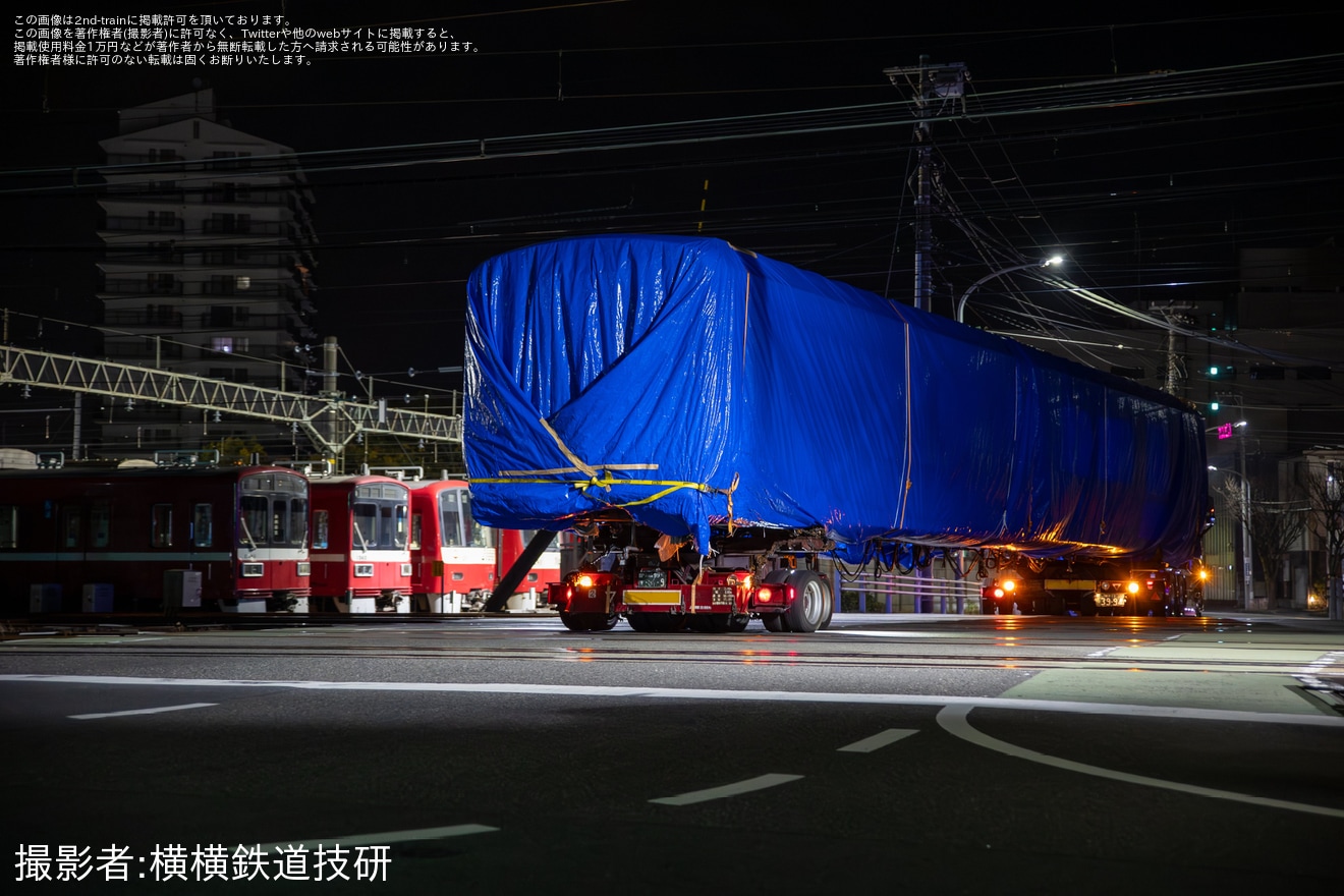 【阿武急】AB900系AB-8編成用だった構体が陸送の拡大写真