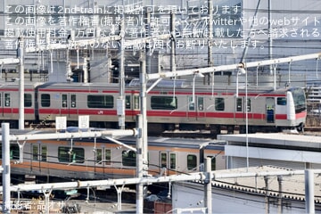 【JR東】E233系サイ103編成が京葉線へ転用へ、京葉車両センター所属車両と同じ帯色に変更