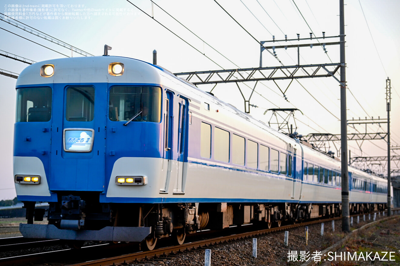【近鉄】養老鉄道からの伊勢神宮初詣 近鉄団体貸切列車の拡大写真