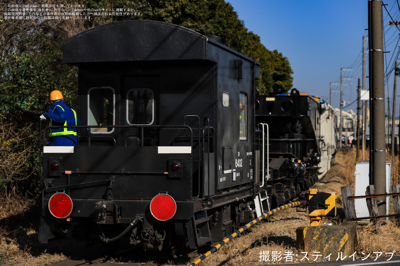【京葉臨海】シキ611B1を使用した特大貨物輸送の拡大写真