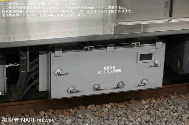 【JR東】E131系T8編成に再び線路モニタリング装置が搭載 - 武蔵中原駅にて撮影