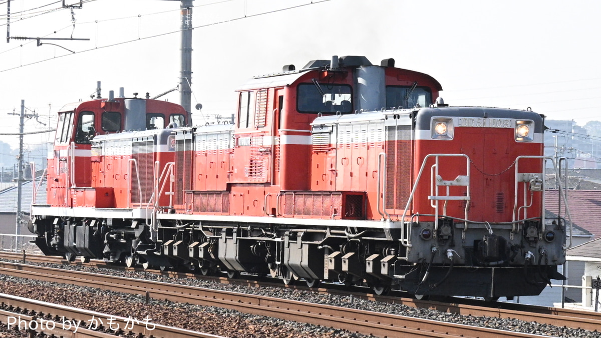 JR西】DD51牽引のDE10-1152向日町常駐機交換 |2nd-train鉄道ニュース