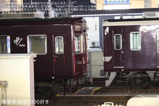 を桂車庫付近で撮影した写真