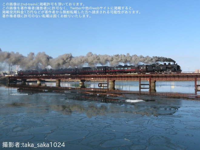 【JR北】「SL冬の湿原号」が臨時運行(2026年1月、2月)を不明で撮影した写真