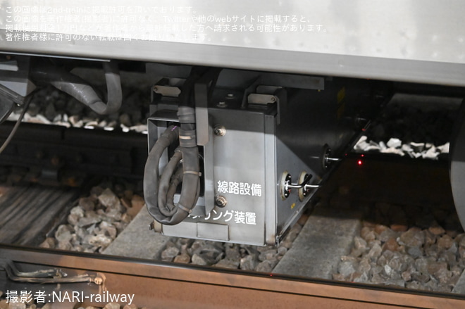 【JR東】E131系T8編成に再び線路モニタリング装置が搭載 - 武蔵中原駅にて撮影
