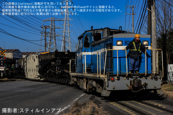 【京葉臨海】シキ611B1を使用した特大貨物輸送を不明で撮影した写真
