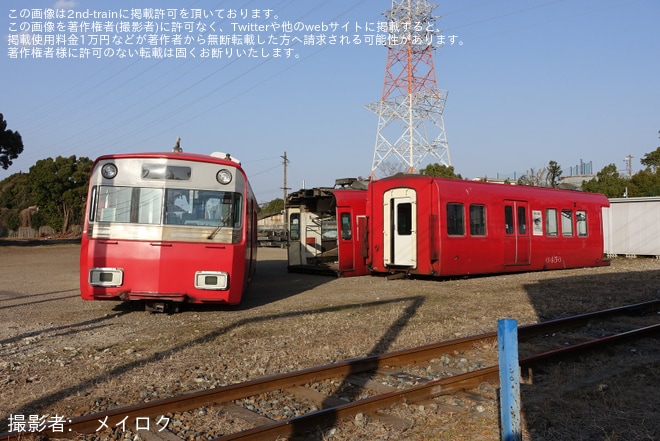 【名鉄】6500系6506F搬出・陸送を名電築港で撮影した写真