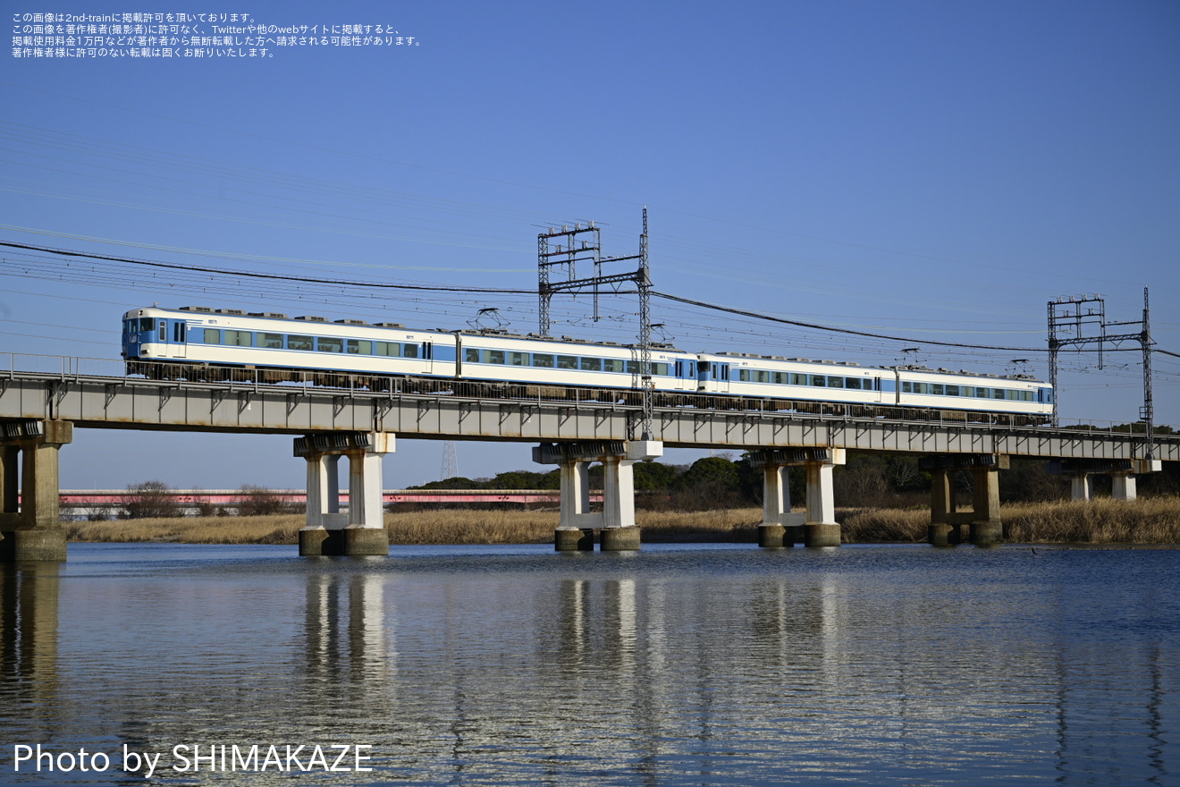 【近鉄】養老鉄道からの伊勢神宮初詣 近鉄団体貸切列車の拡大写真