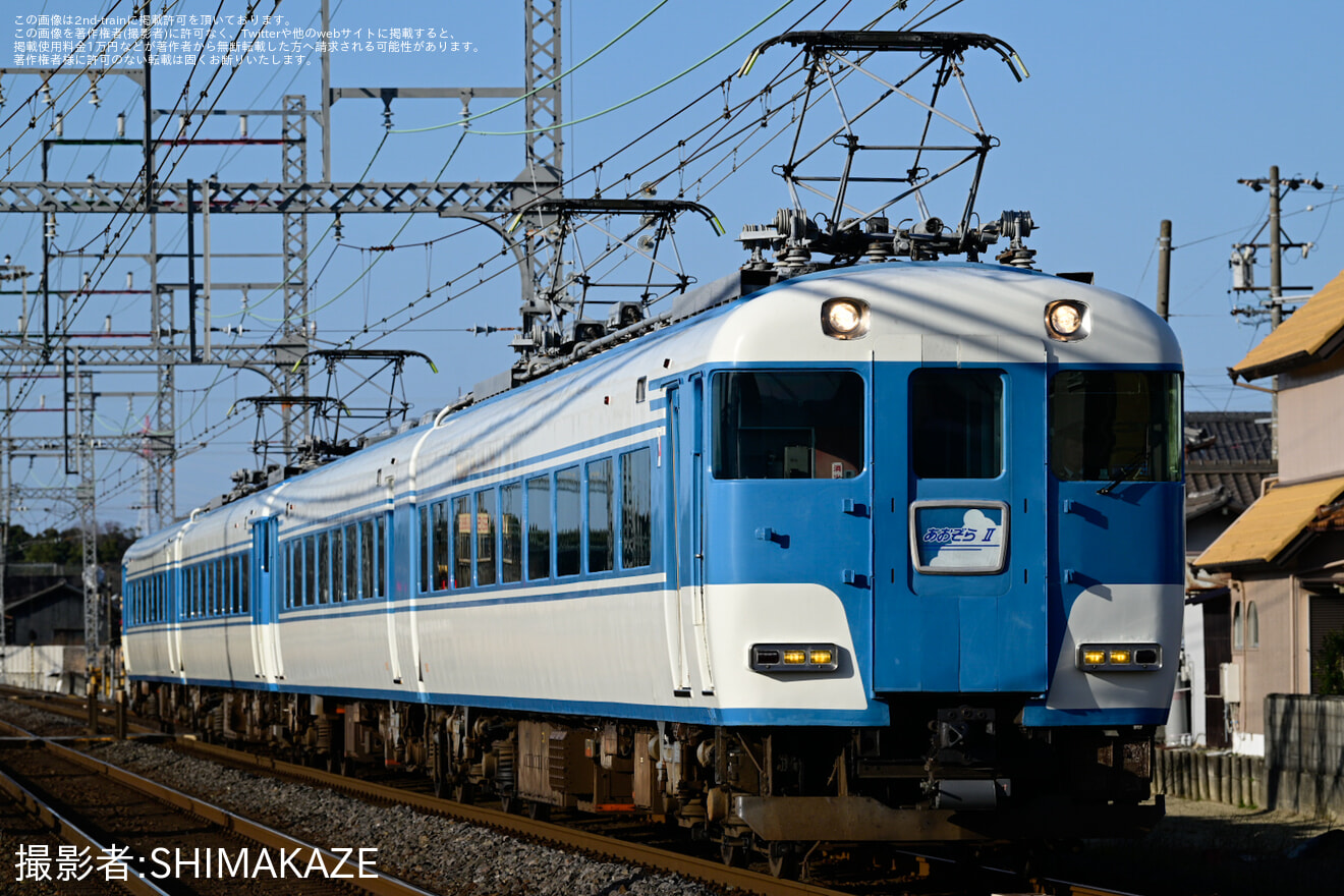 【近鉄】養老鉄道からの伊勢神宮初詣 近鉄団体貸切列車の拡大写真