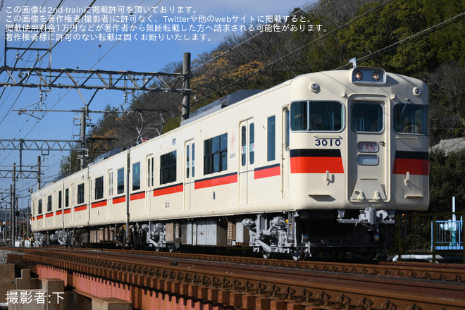 【山陽】3000系3010F東二見車両工場出場試運転を大塩～山陽曽根間で撮影した写真