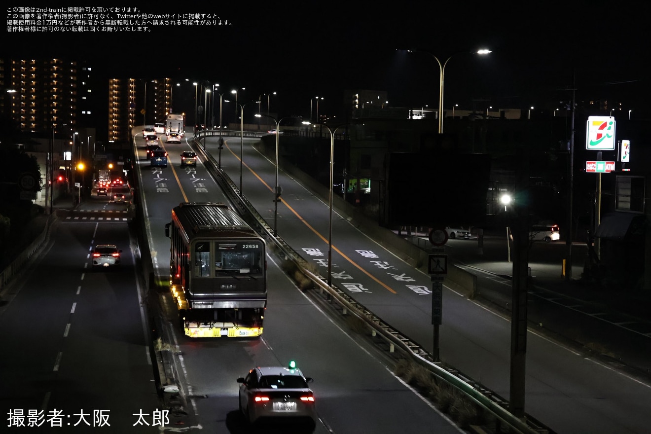 【大阪メトロ】22系22658F廃車陸送の拡大写真