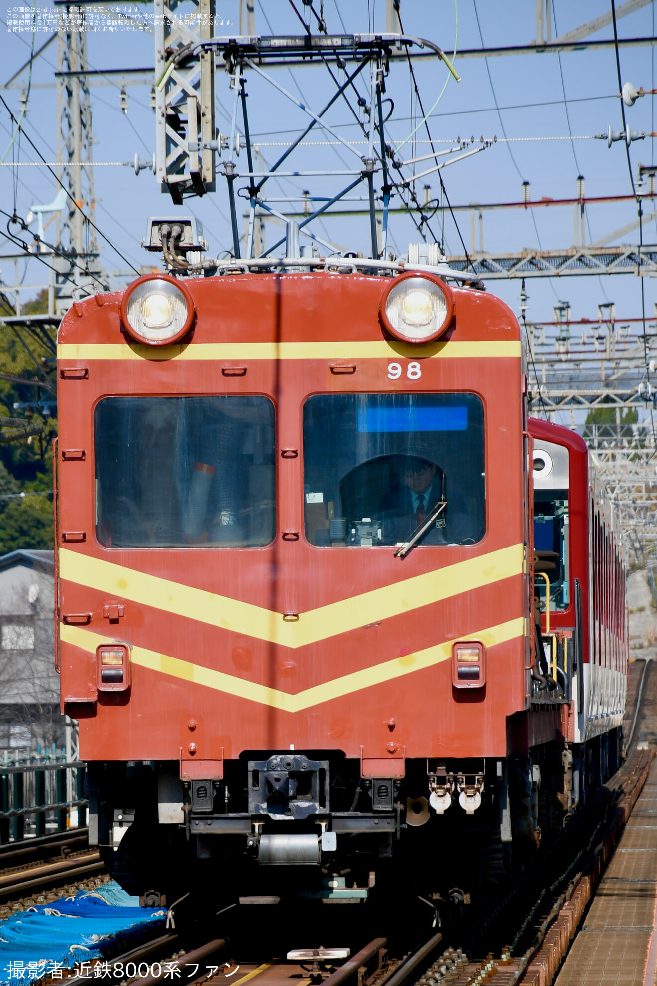 【近鉄】6400系Mi01がA更新化完了に伴う回送の拡大写真