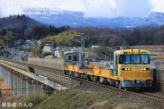 【JR東】キヤE195系1000番台ST-19編成 郡山総合車両センター出場試運転を不明で撮影した写真
