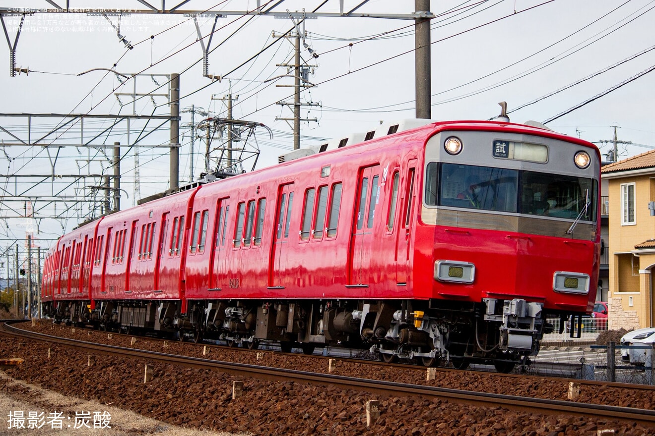 【名鉄】6500系6516F舞木検査場出場試運転 (202601)の拡大写真