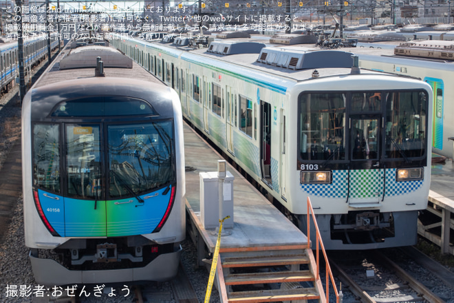 を小手指車両基地で撮影した写真
