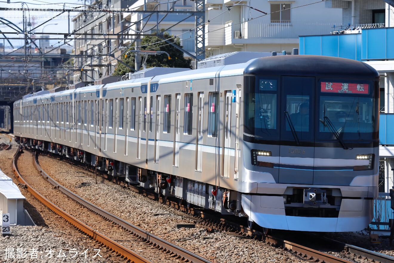 【メトロ】13000系13126F 鷺沼工場出場試運転の拡大写真