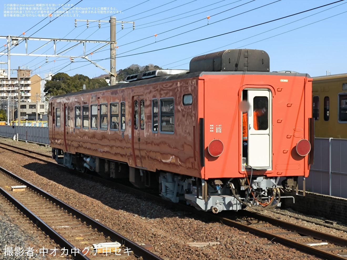 【JR西】キハ47-151下関総合車両所本所構内試運転の拡大写真