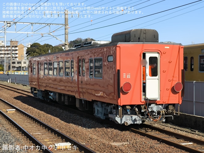 【JR西】キハ47-151下関総合車両所本所構内試運転を不明で撮影した写真