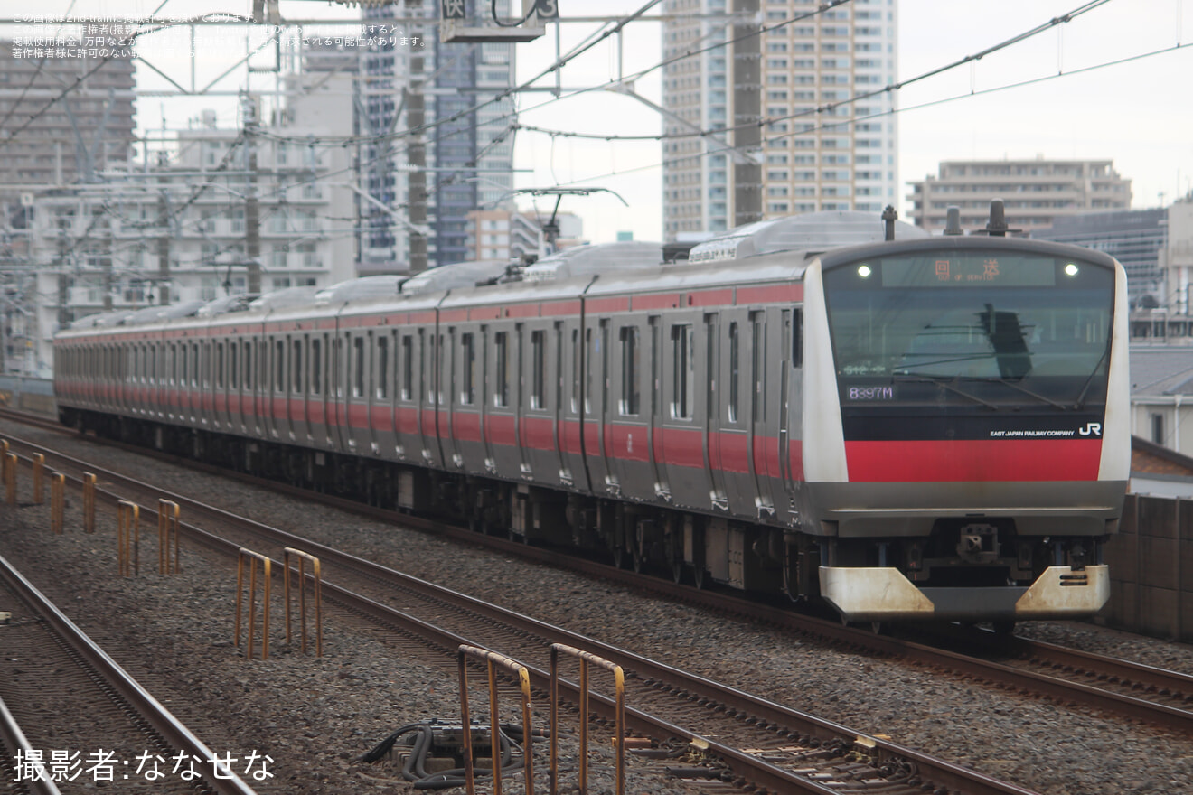【JR東】E233系ケヨ512編成東京総合車両センター出場回送の拡大写真