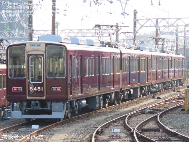 を正雀車庫付近で撮影した写真