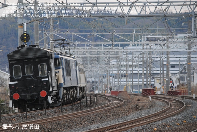 【JR西】8865レにてヨ8404(車掌車)が稲沢から吹田へ回送を不明で撮影した写真